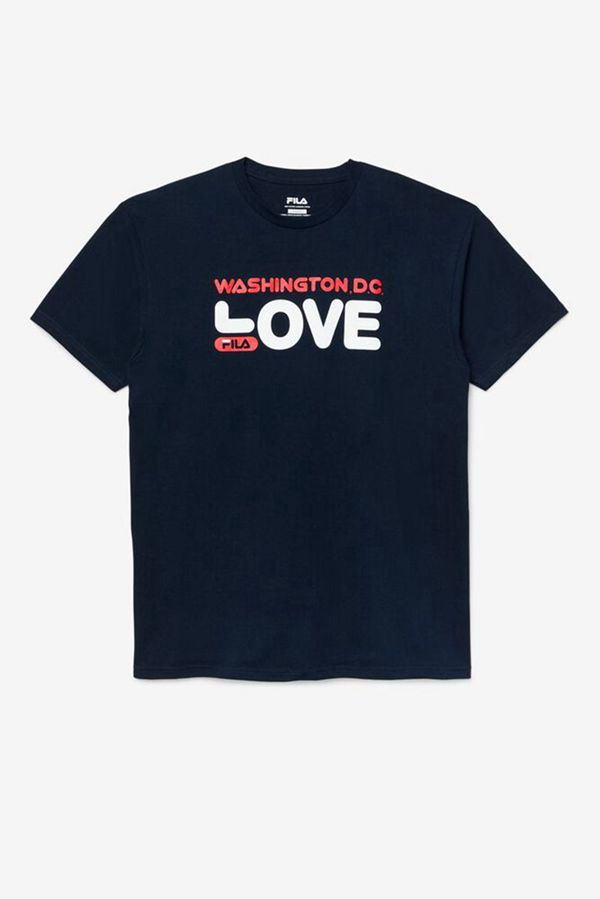 Camisetas Fila Hombre Azul Marino - Washington Dc Love - España 627413NSQ